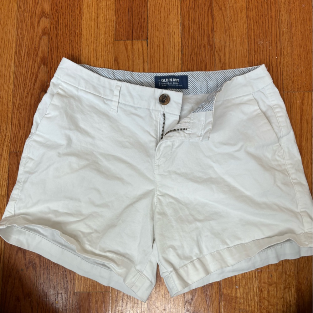 Old navy white jean shorts